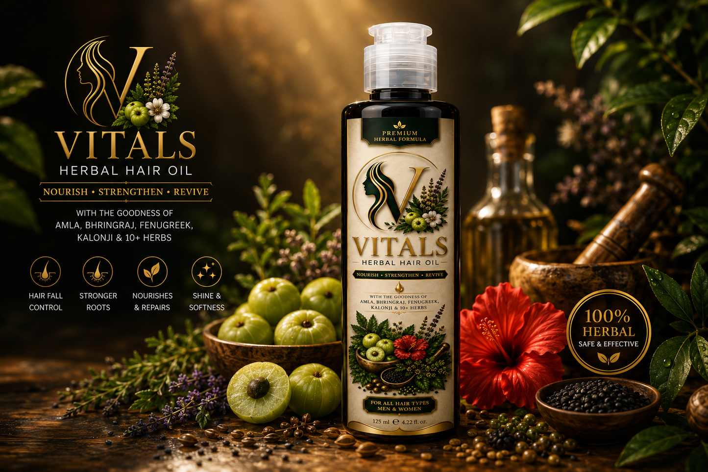Vitals Herbal Hair Oil